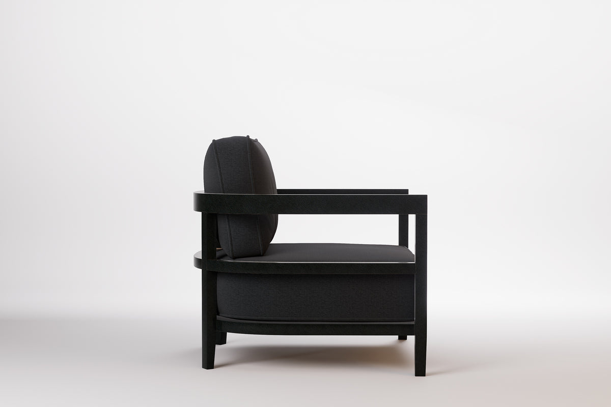 Rome Outdoor Lounge Armchair Aluminium