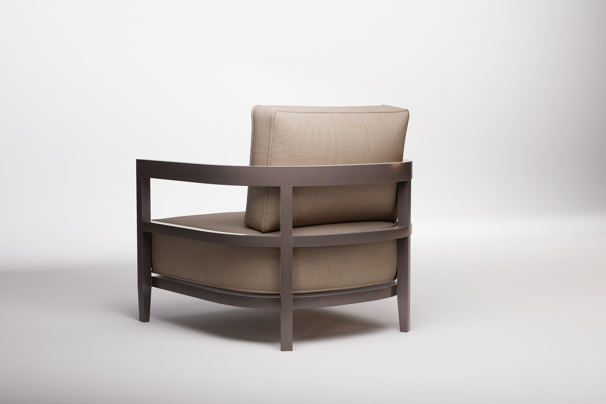 Rome Outdoor Lounge Armchair Aluminium