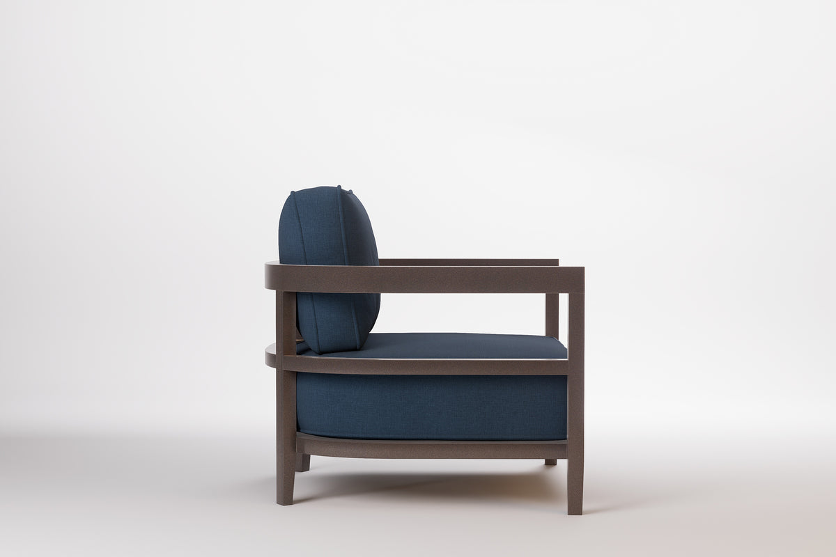 Rome Outdoor Lounge Armchair Aluminium