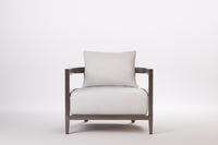 Rome Outdoor Lounge Armchair Aluminium