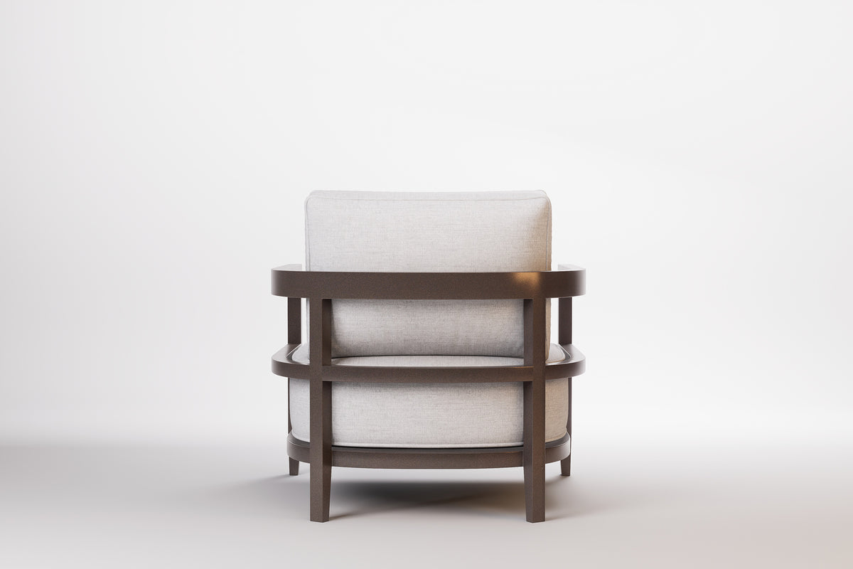 Rome Outdoor Lounge Armchair Aluminium