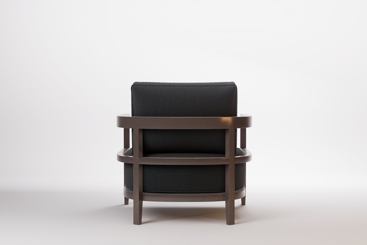 Rome Outdoor Lounge Armchair Aluminium