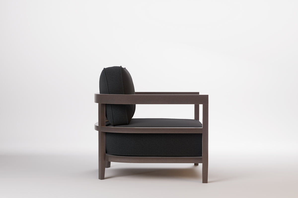 Rome Outdoor Lounge Armchair Aluminium