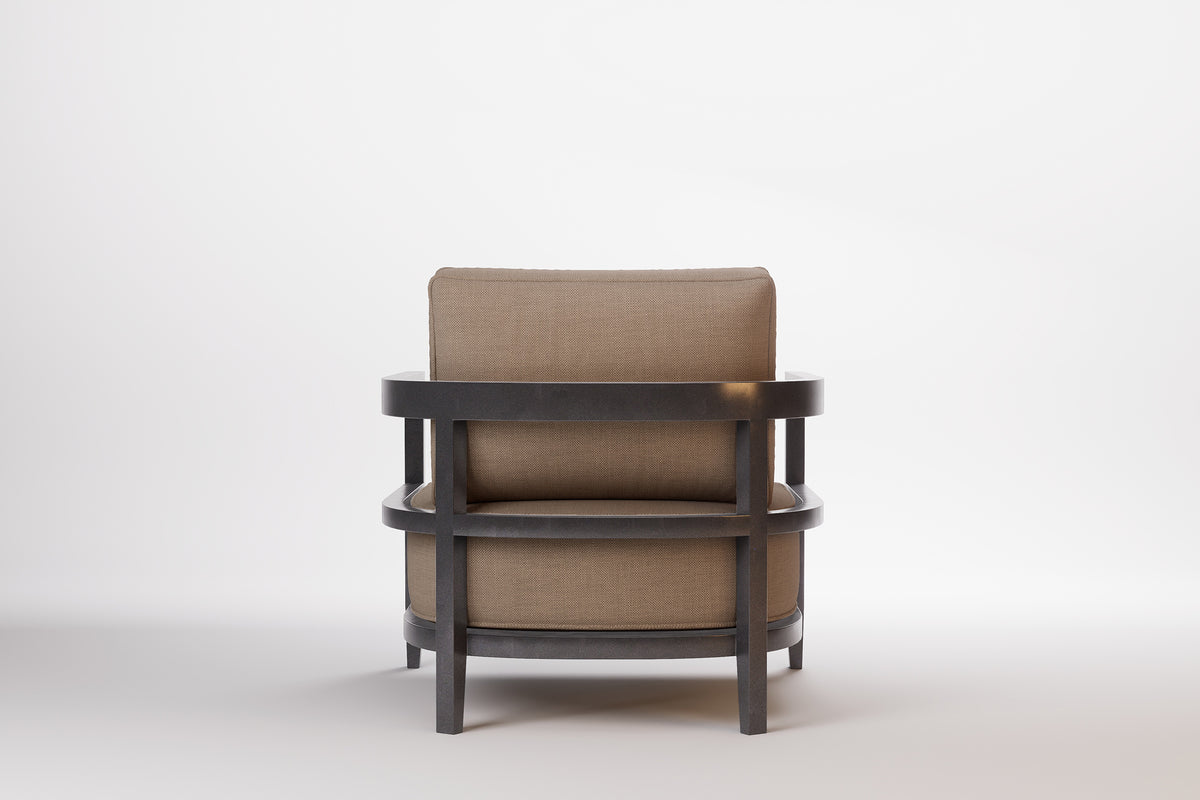 Rome Outdoor Lounge Armchair Aluminium