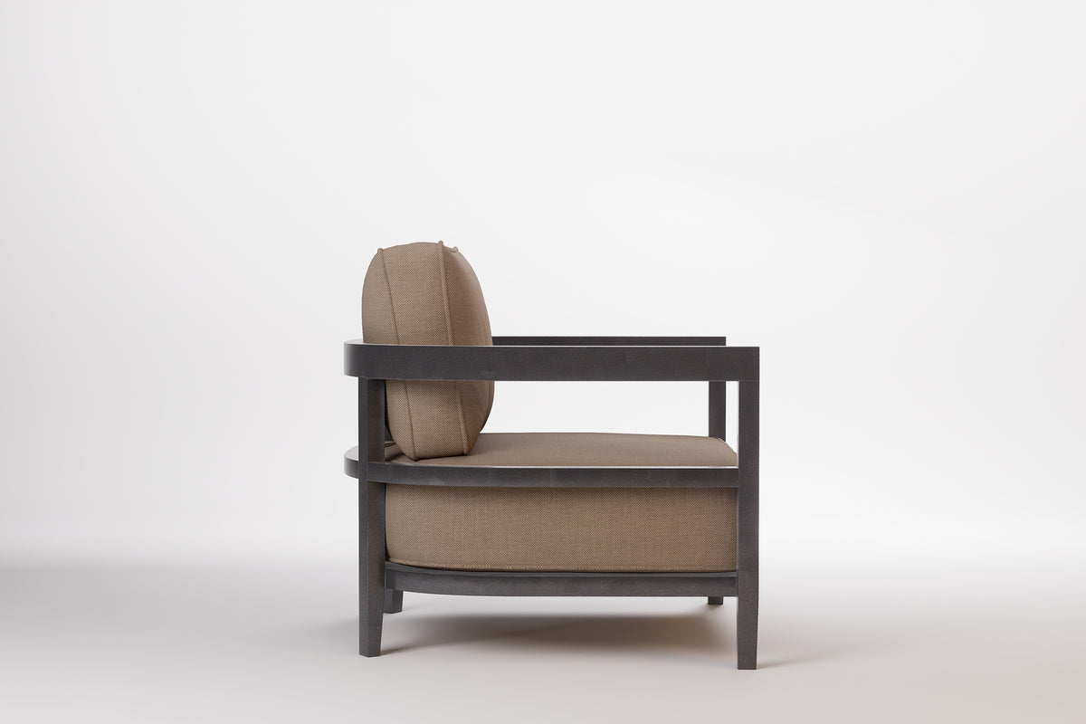 Rome Outdoor Lounge Armchair Aluminium