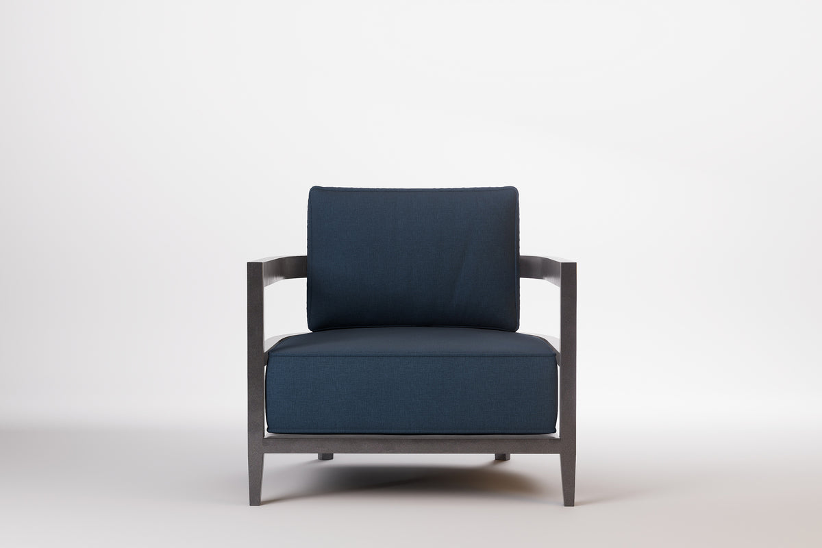 Rome Outdoor Lounge Armchair Aluminium