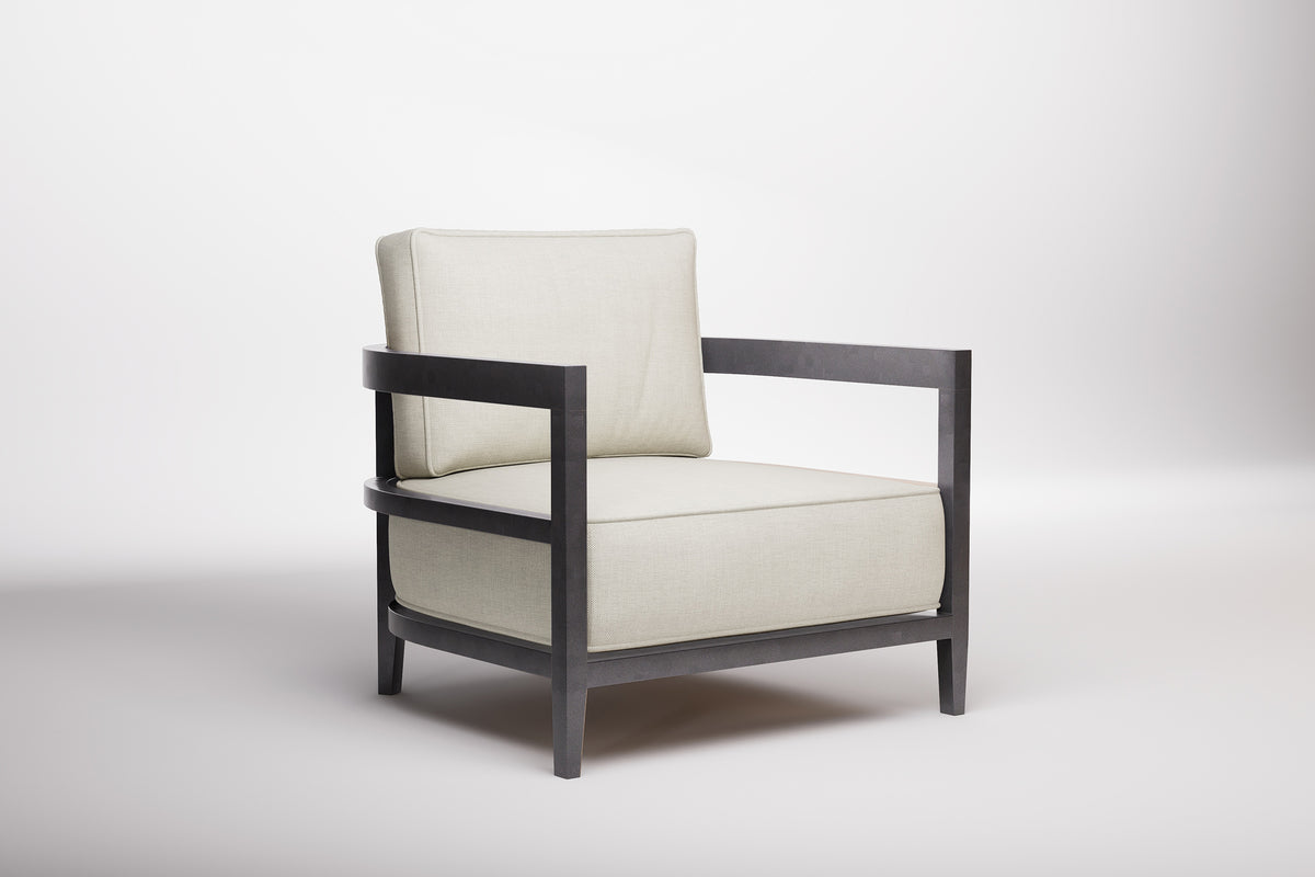 Rome Outdoor Lounge Armchair Aluminium