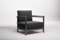 Rome Outdoor Lounge Armchair Aluminium