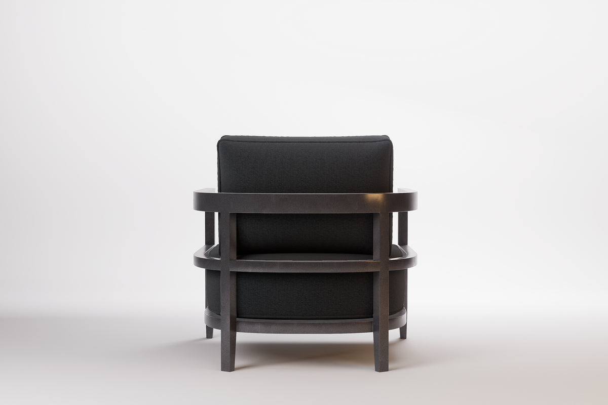 Rome Outdoor Lounge Armchair Aluminium