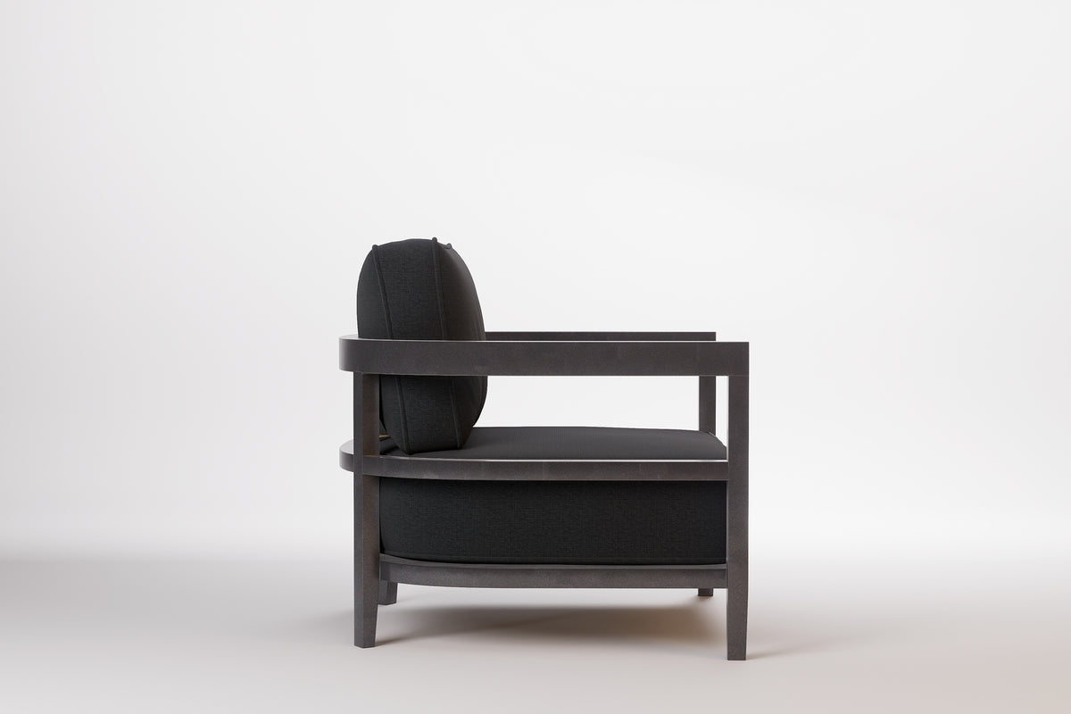 Rome Outdoor Lounge Armchair Aluminium