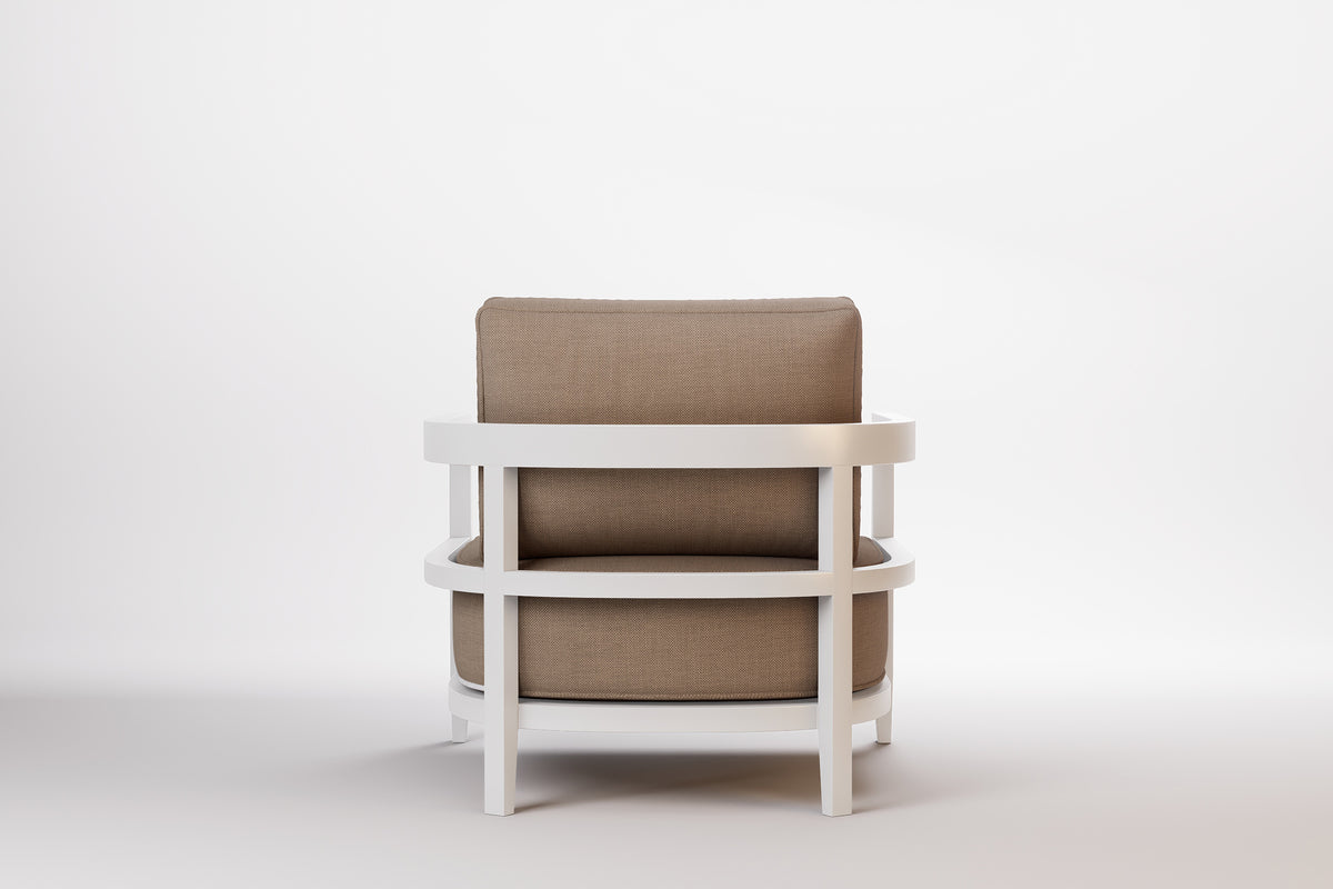 Rome Outdoor Lounge Armchair Aluminium