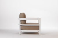 Rome Outdoor Lounge Armchair Aluminium