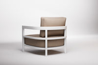 Rome Outdoor Lounge Armchair Aluminium
