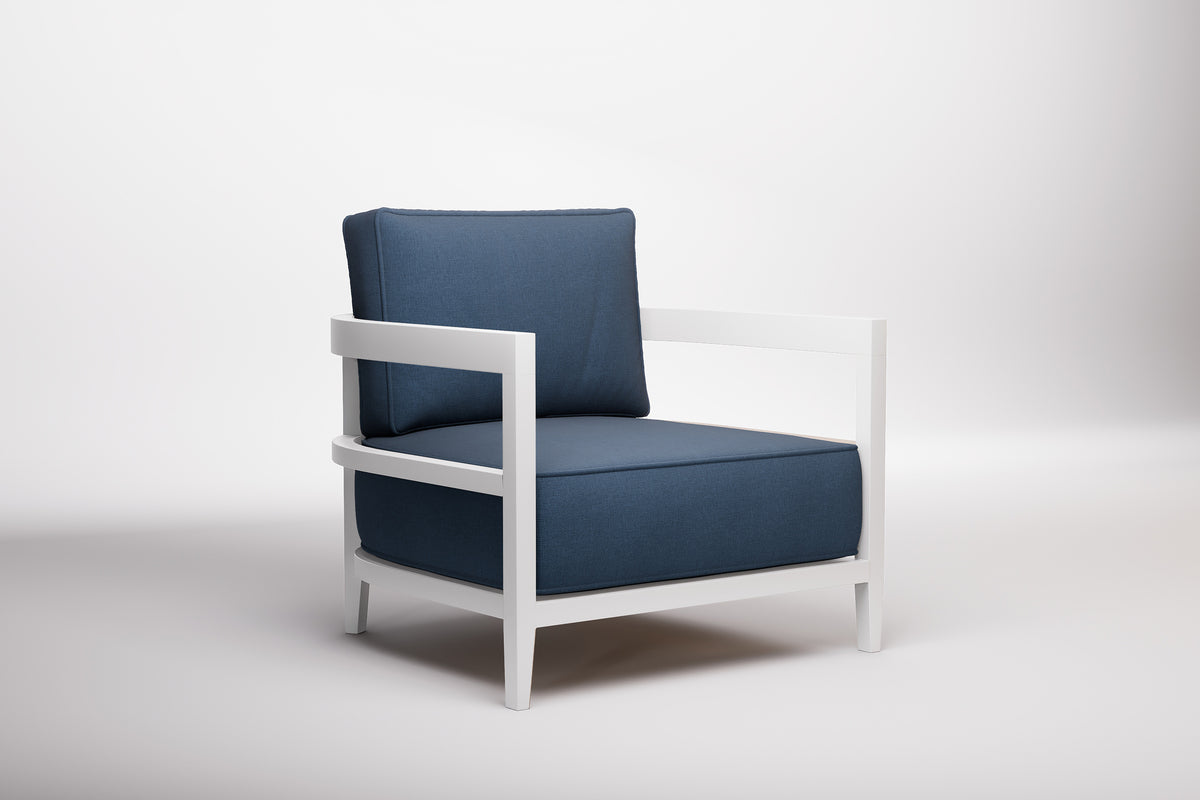 Rome Outdoor Lounge Armchair Aluminium