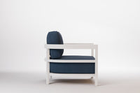 Rome Outdoor Lounge Armchair Aluminium