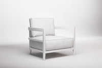 Rome Outdoor Lounge Armchair Aluminium