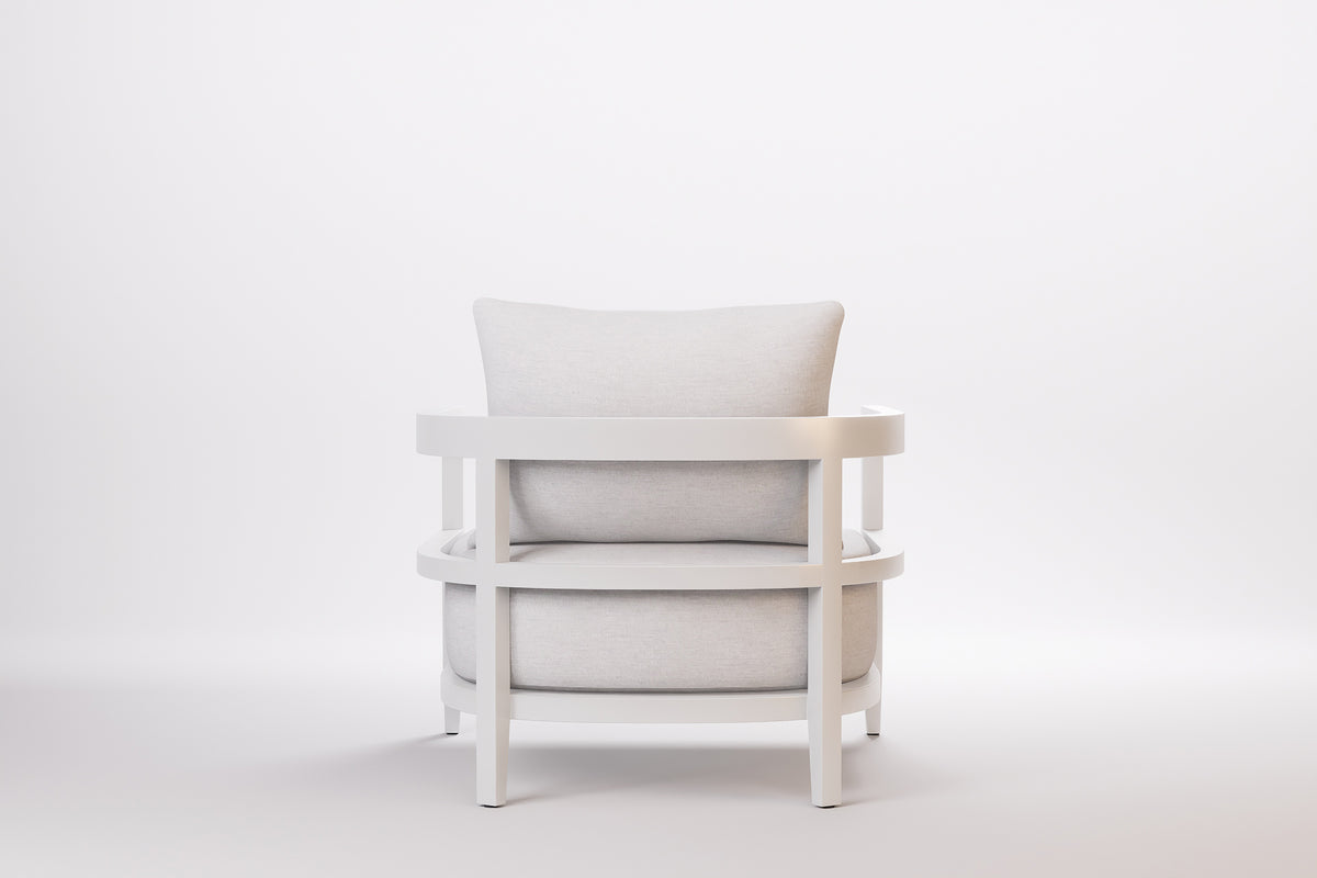 Rome Outdoor Lounge Armchair Aluminium