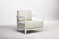 Rome Outdoor Lounge Armchair Aluminium