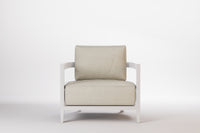 Rome Outdoor Lounge Armchair Aluminium