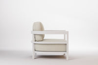 Rome Outdoor Lounge Armchair Aluminium