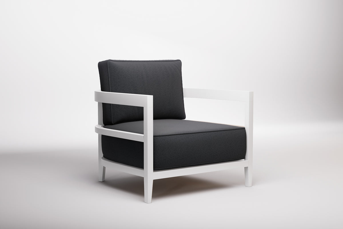 Rome Outdoor Lounge Armchair Aluminium