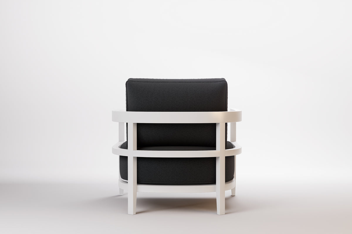 Rome Outdoor Lounge Armchair Aluminium