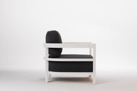 Rome Outdoor Lounge Armchair Aluminium