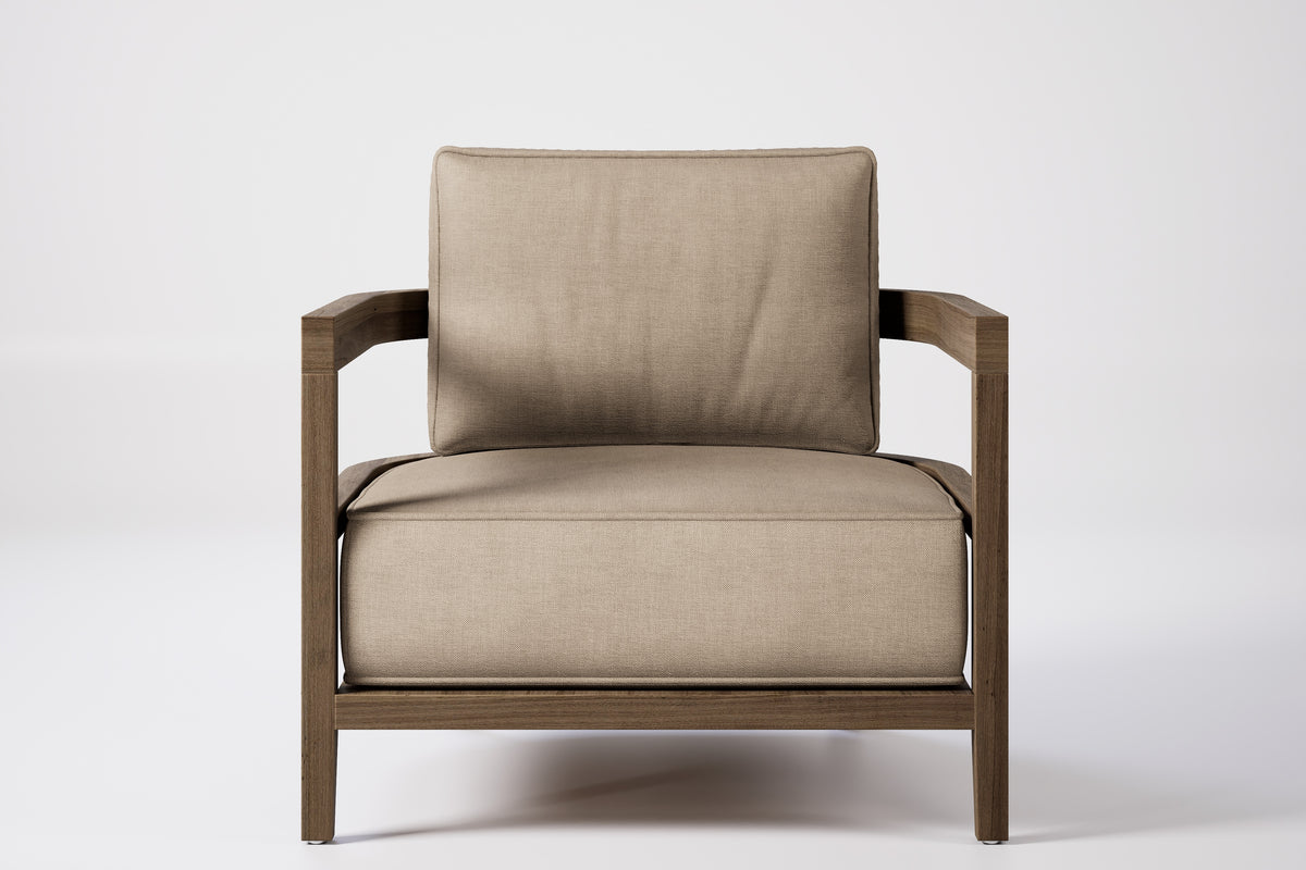 Rome Outdoor Lounge Armchair Teak