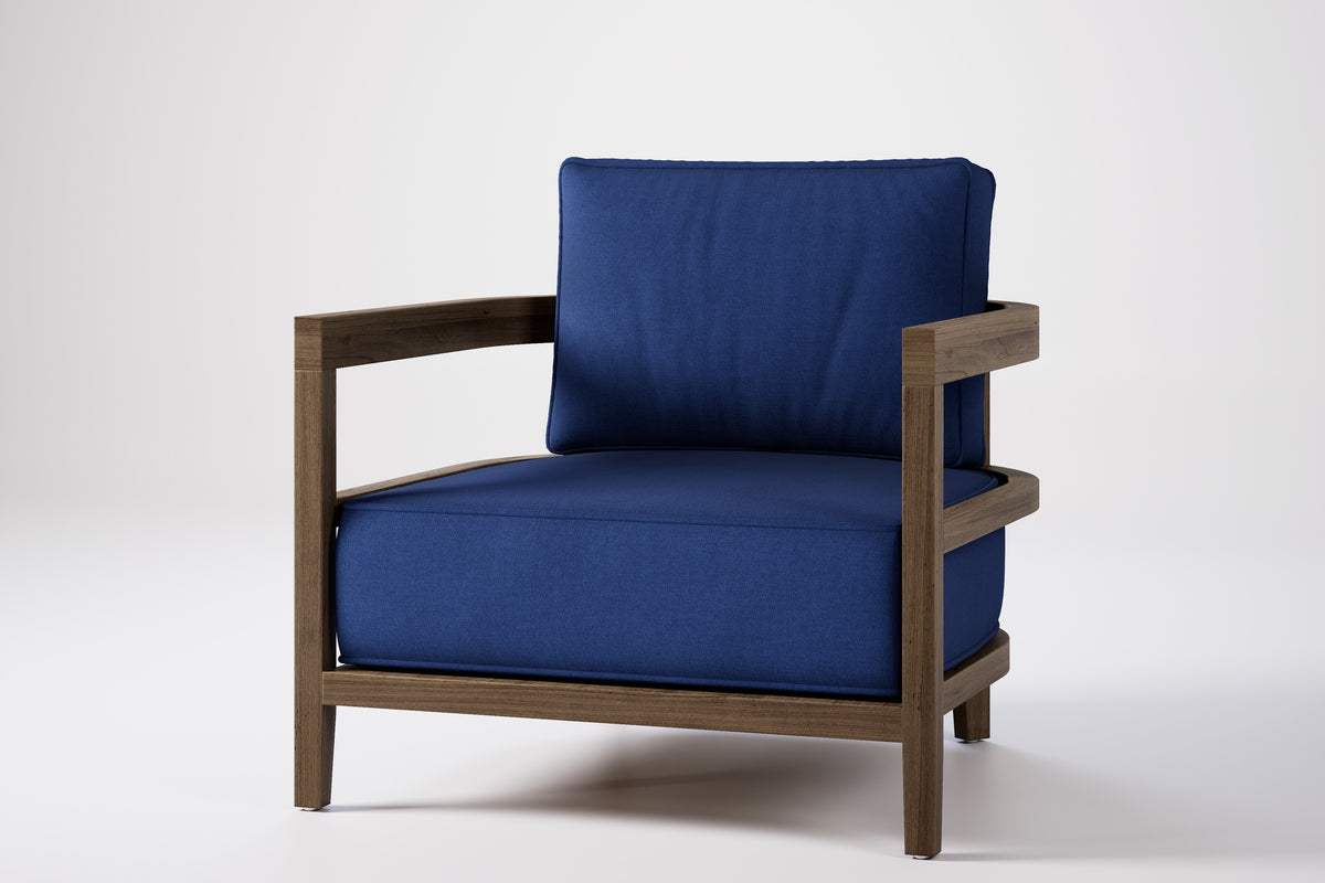Rome Outdoor Lounge Armchair Teak