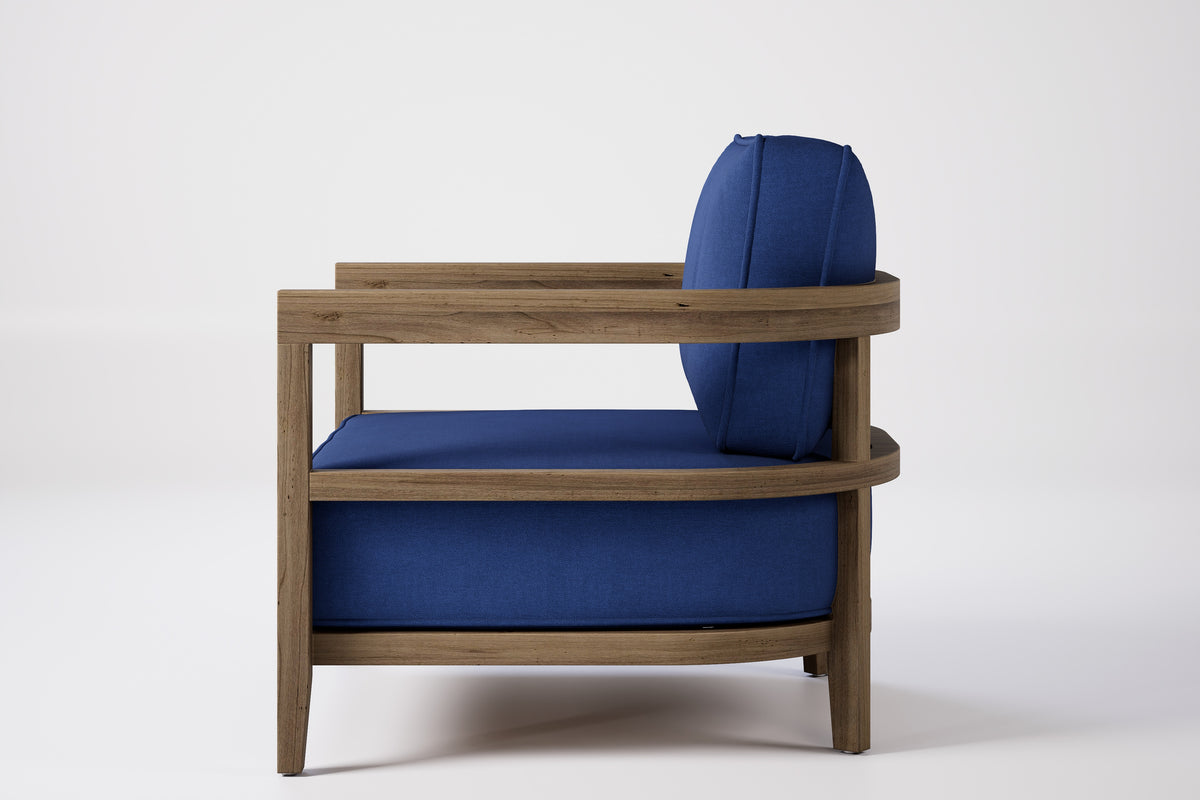 Rome Outdoor Lounge Armchair Teak