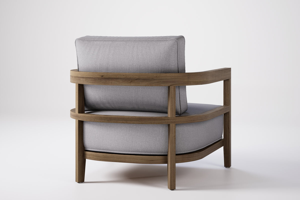 Rome Outdoor Lounge Armchair Teak