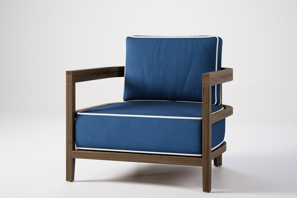 Rome Outdoor Lounge Armchair Teak