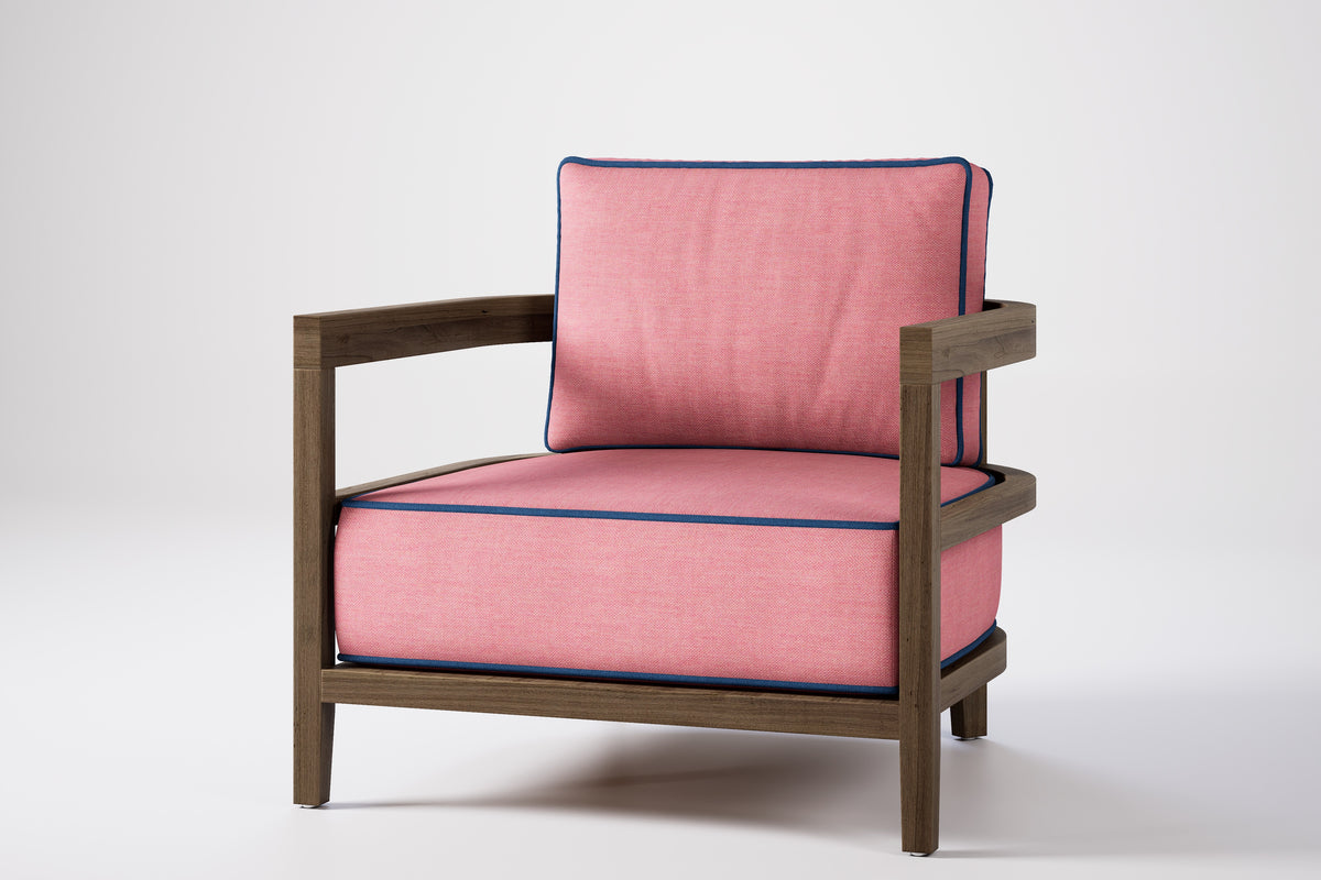 Rome Outdoor Lounge Armchair Teak