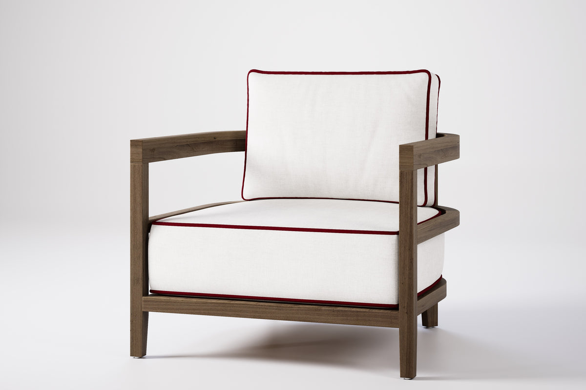 Rome Outdoor Lounge Armchair Teak