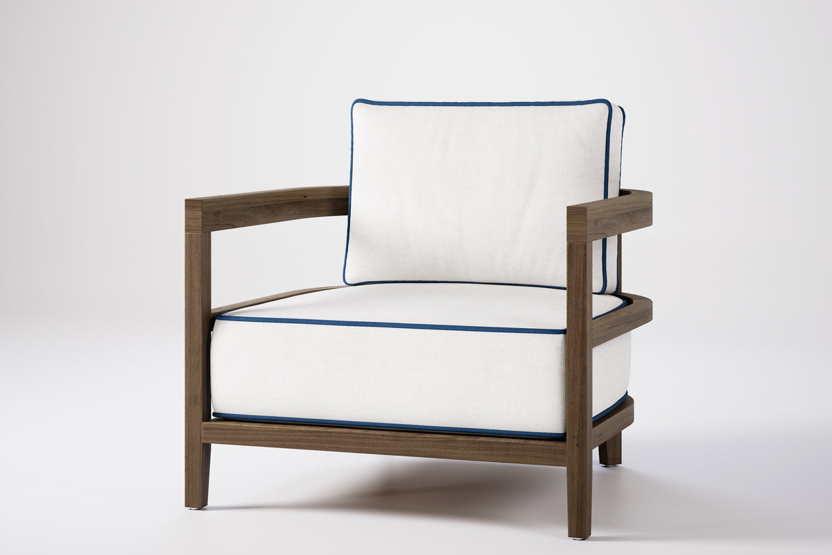 Rome Outdoor Lounge Armchair Teak