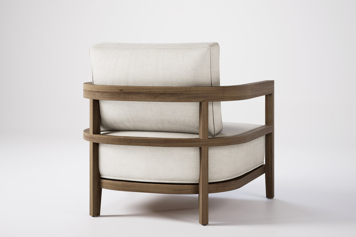 Rome Outdoor Lounge Armchair Teak