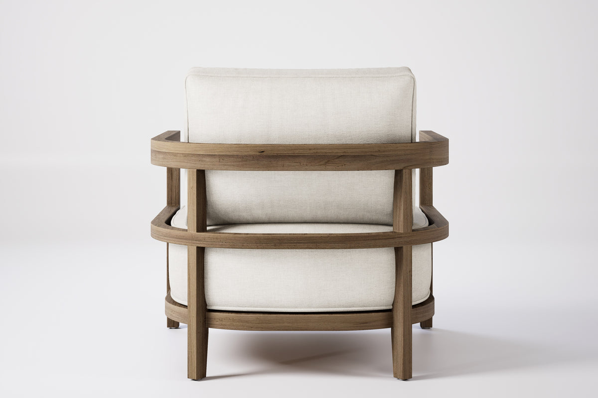Rome Outdoor Lounge Armchair Teak