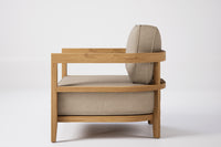 Rome Outdoor Lounge Armchair Teak