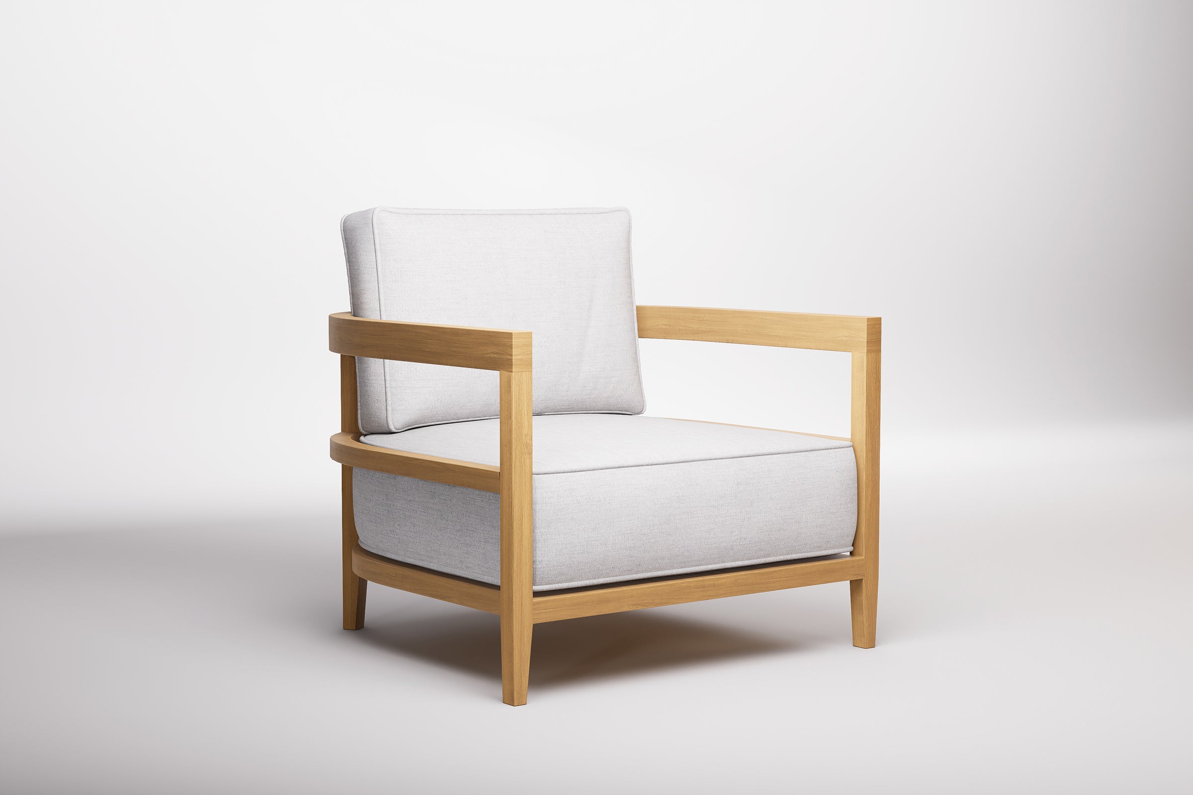 Rome Outdoor Lounge Armchair Teak