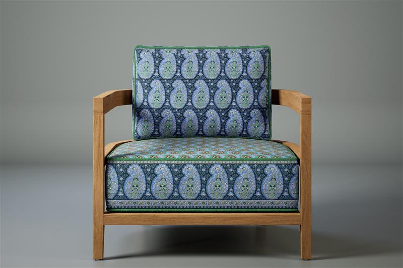 Rome Outdoor Lounge Armchair Teak (Boteh)