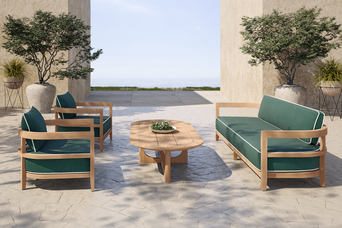 Rome Outdoor Lounge Armchair Teak