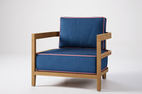 Rome Outdoor Lounge Armchair Teak