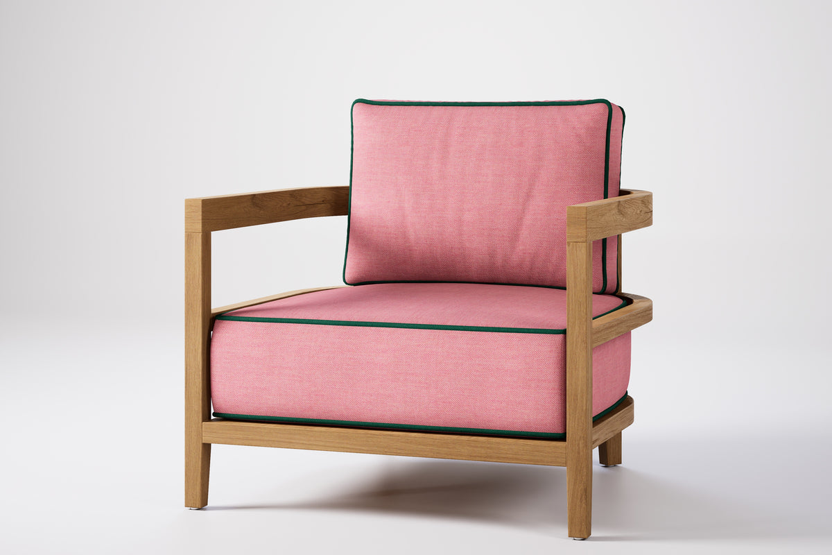 Rome Outdoor Lounge Armchair Teak