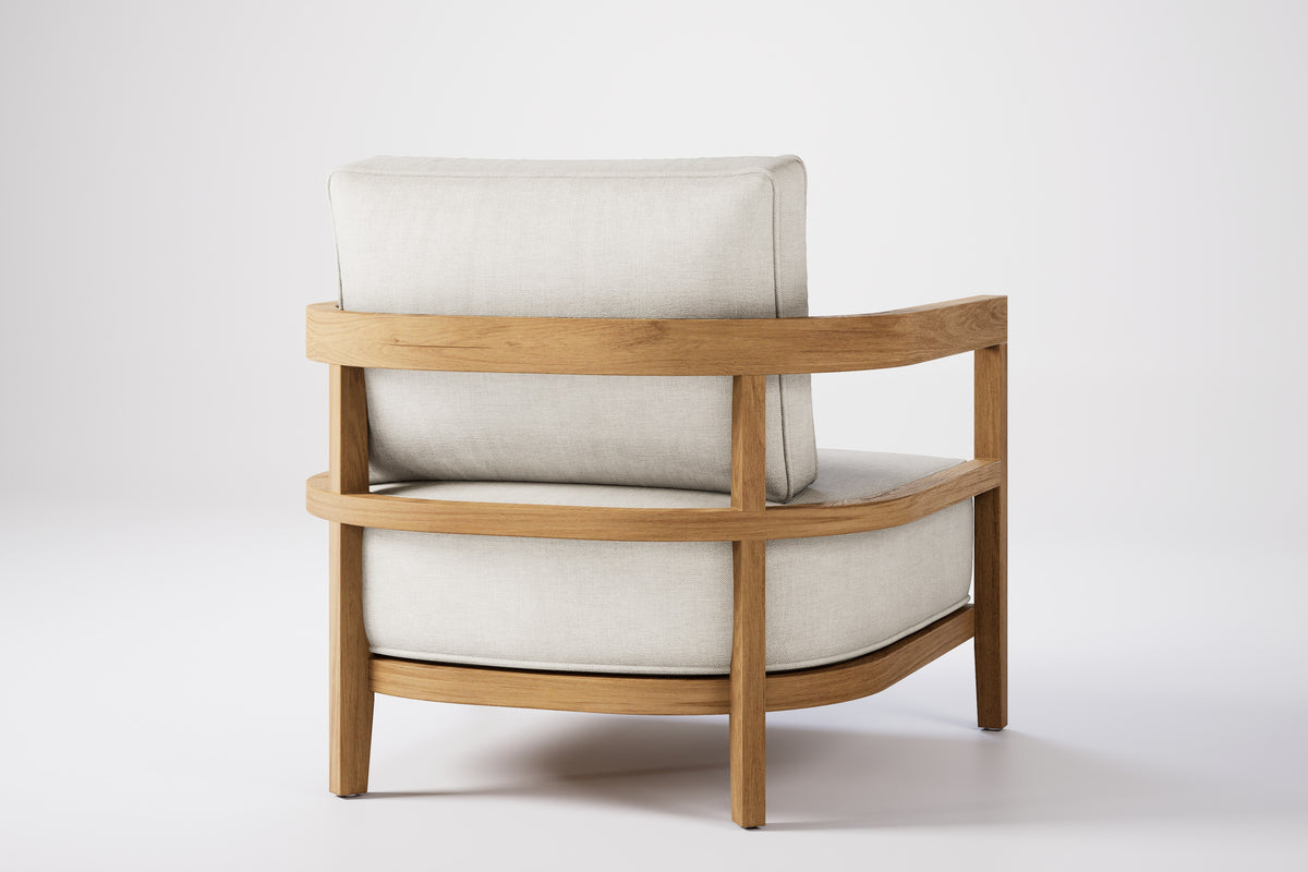Rome Outdoor Lounge Armchair Teak