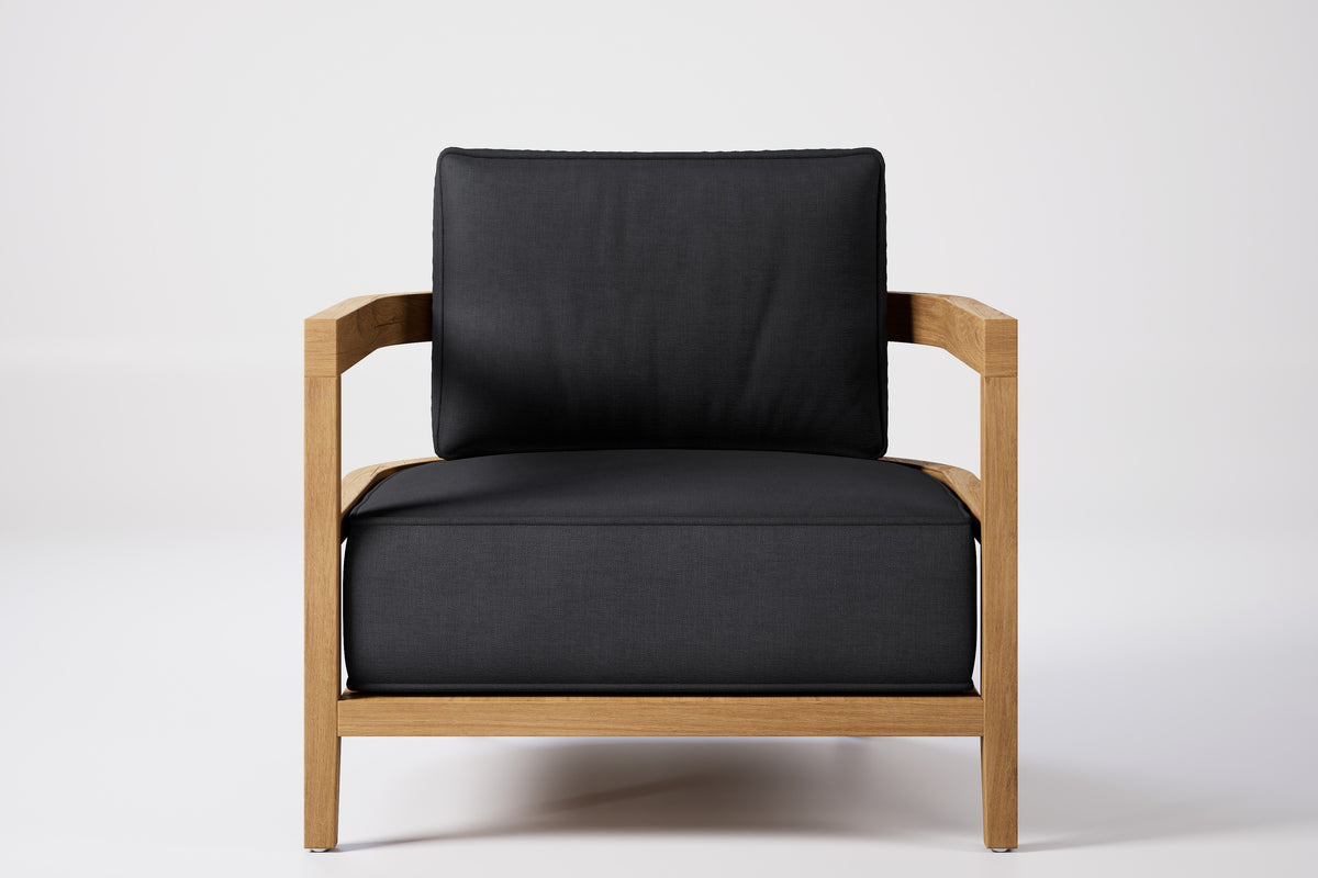 Rome Outdoor Lounge Armchair Teak