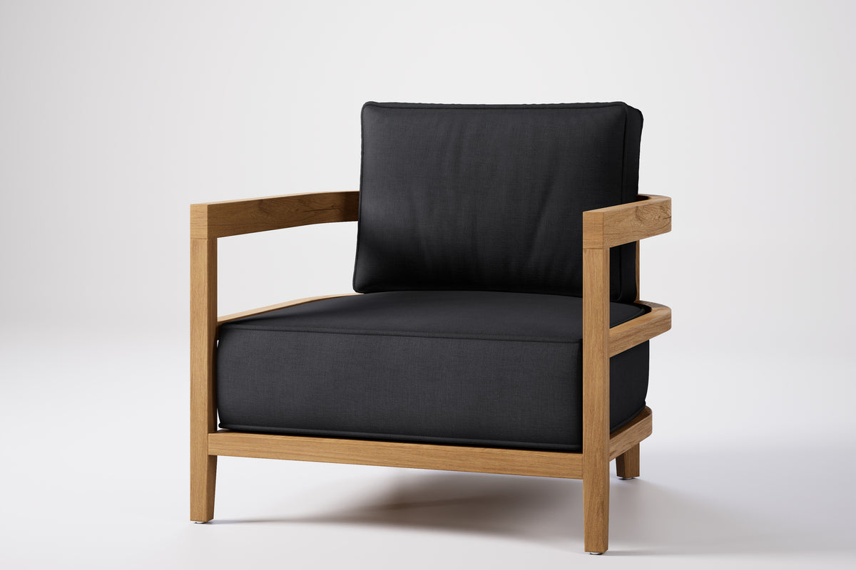 Rome Outdoor Lounge Armchair Teak