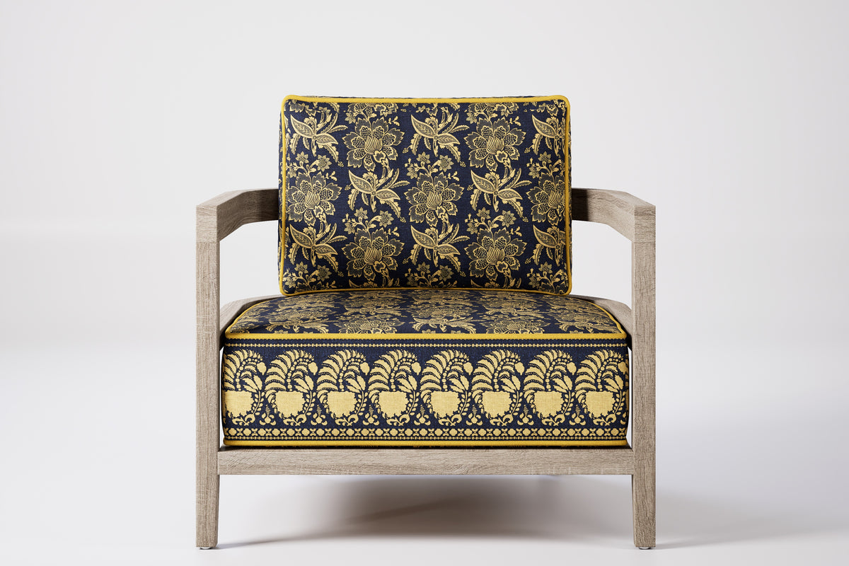 Rome Outdoor Lounge Armchair Teak (Boteh)