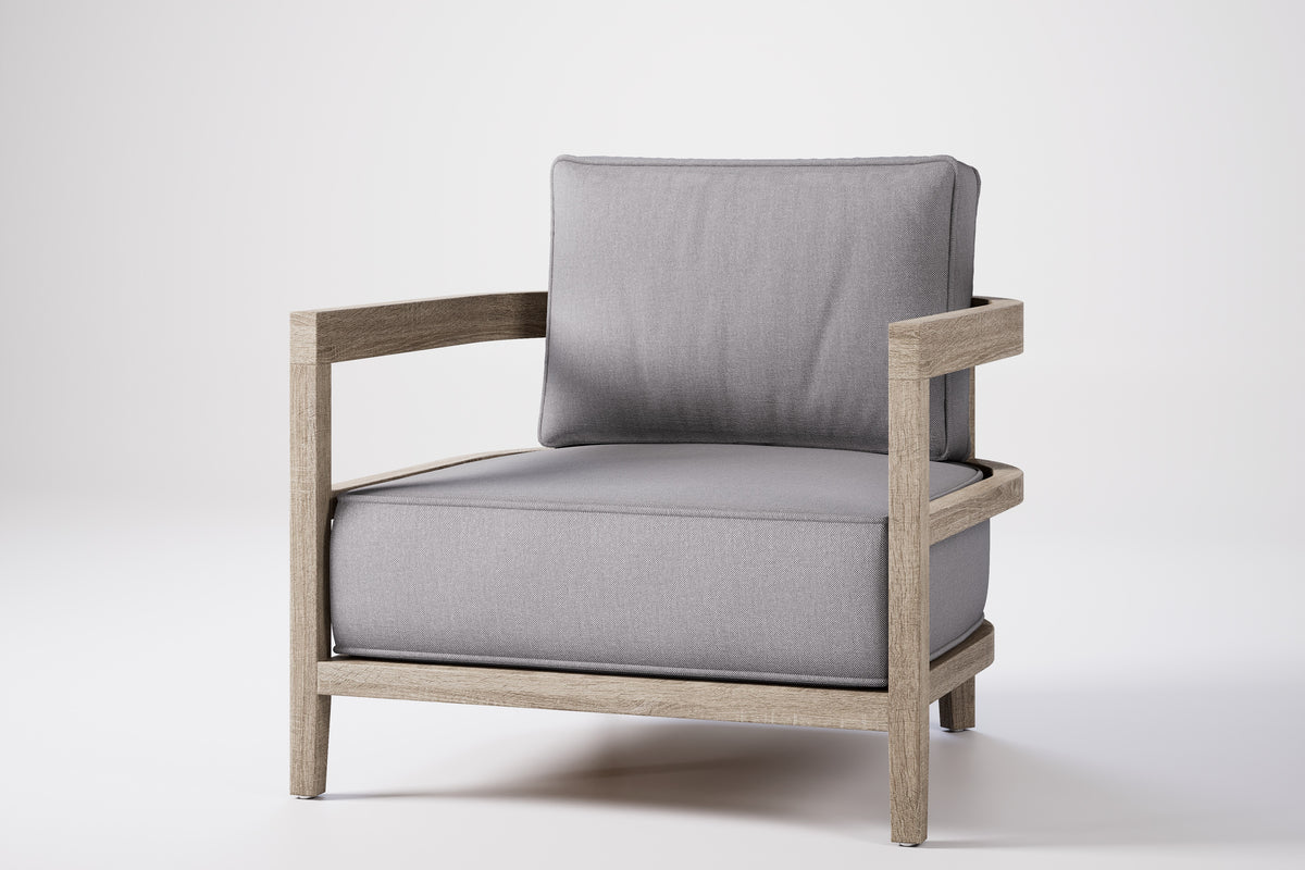 Rome Outdoor Lounge Armchair Teak