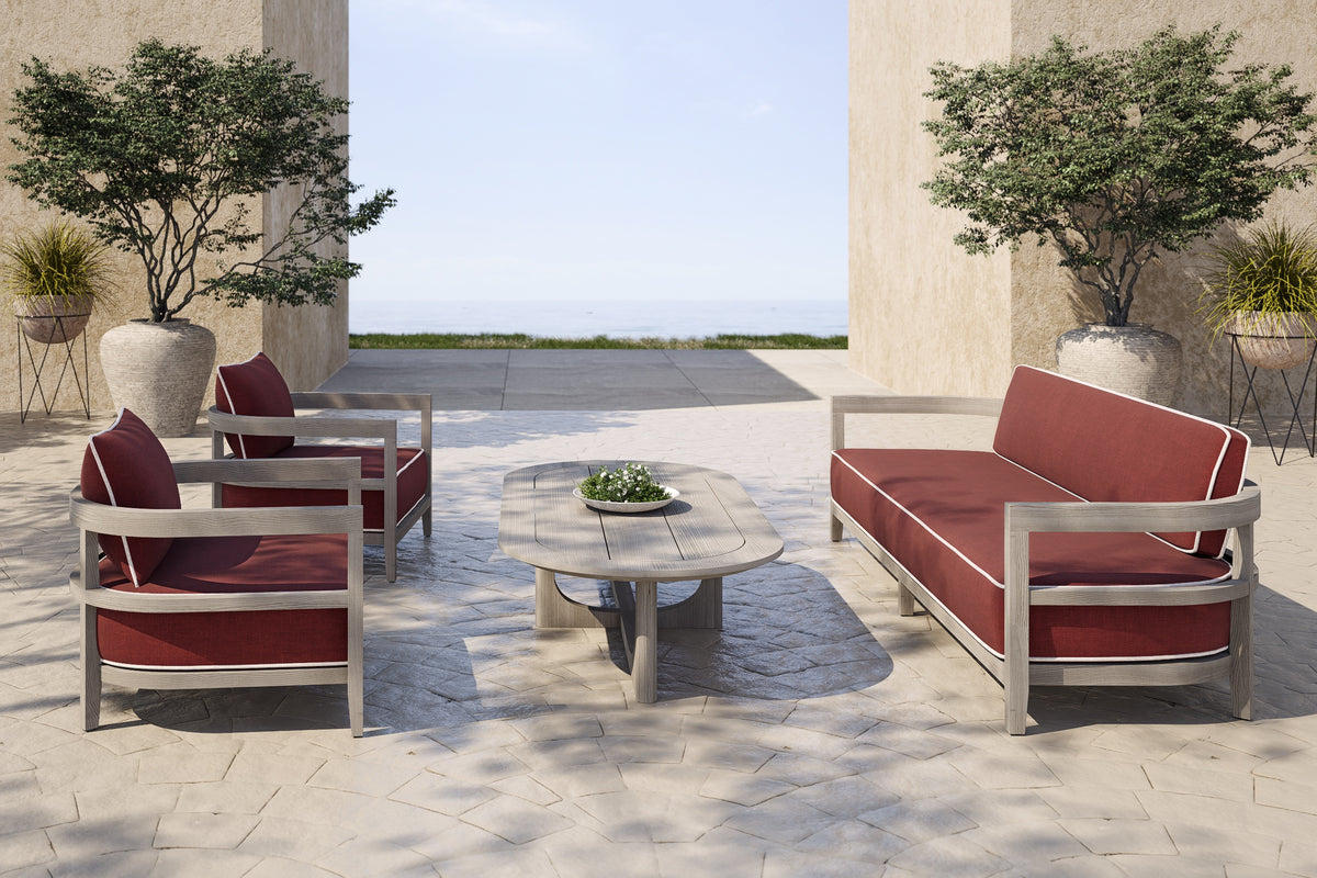 Rome Outdoor Lounge Armchair Teak