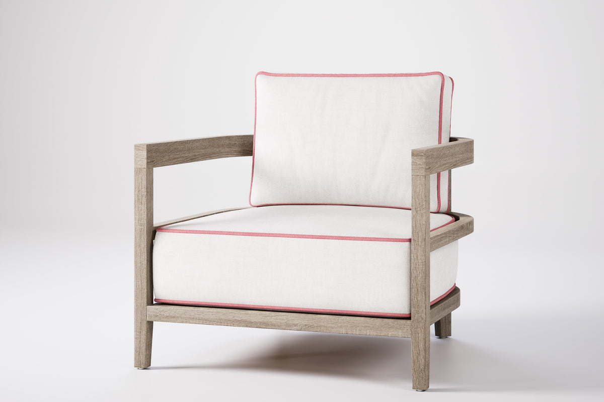Rome Outdoor Lounge Armchair Teak